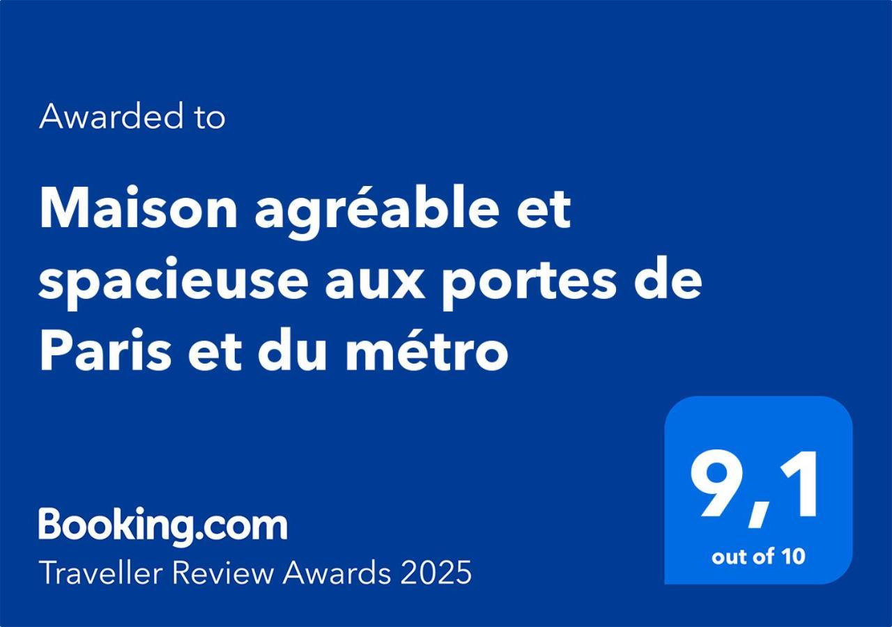 Maison Agreable Et Spacieuse Aux Portes De Paris Et Du Metro سانت أويه المظهر الخارجي الصورة